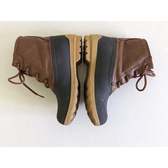 Sperry Port Boot Water-Proof Duck Boots Size 3M Kids Snow Shoes Winter - Picture 3 of 8